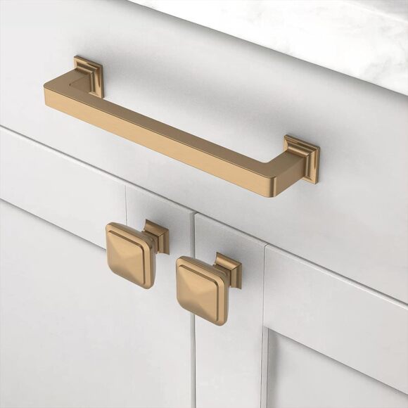 Champagne Bronze Cabinet Pulls 5 Inch(128MM) 10 Pack - Picture 2 of 5